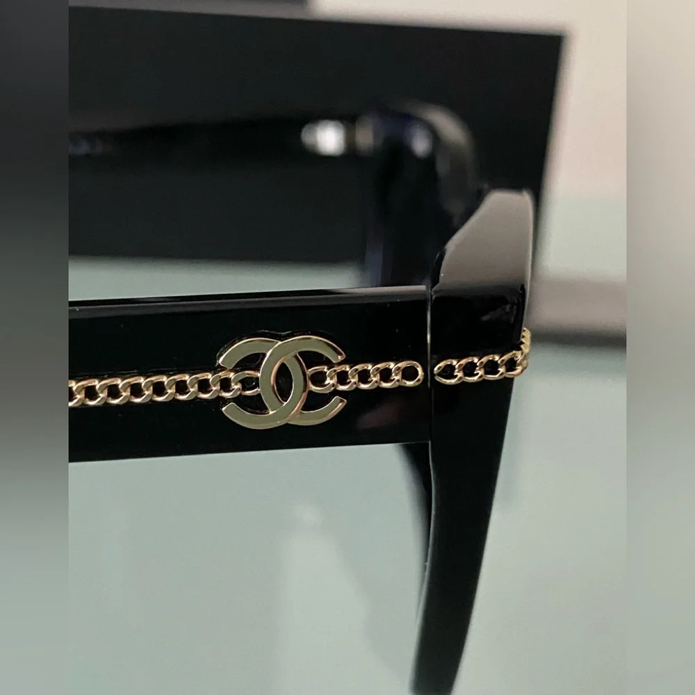 NIB CHANEL dress SQUARE SUNGLASSES/glasses/frame Ref.5509A C622/T  ITALY;Current - Picture 7 of 11